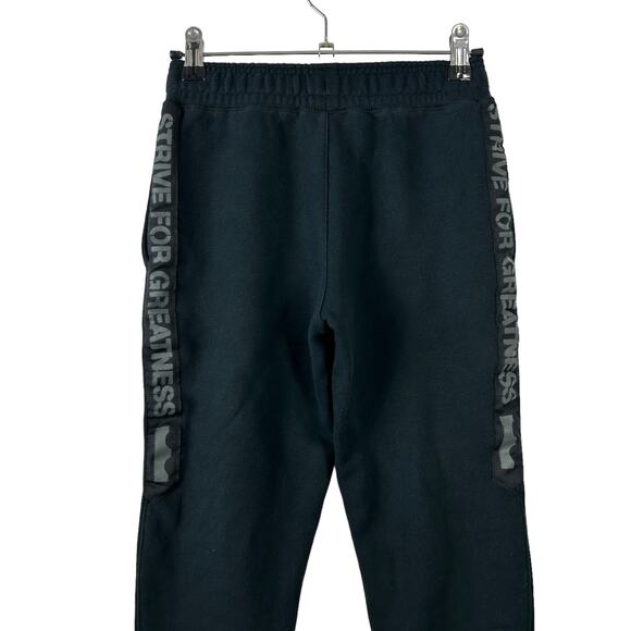 Nike Kids Black Jogger Drawstring Black Joggers Strive for Greatness Size Small - Picture 4 of 9